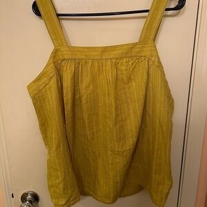 Mustard Minimalist Lagenlook Tank Top
